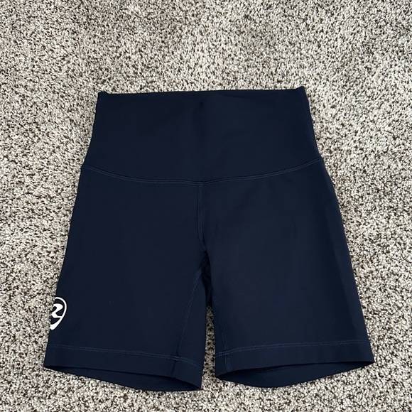 lululemon athletica Pants - Lululemon Wunder Train Navy High-Waisted Shorts